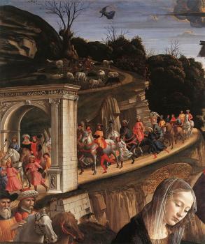 Domenico Ghirlandaio : Adoration of the Shepherds detail II